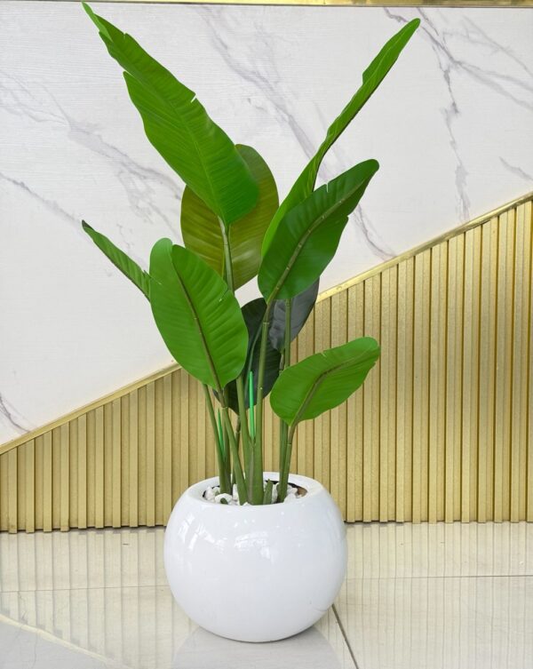 4FT BANANA PLANT FLOOR VASE