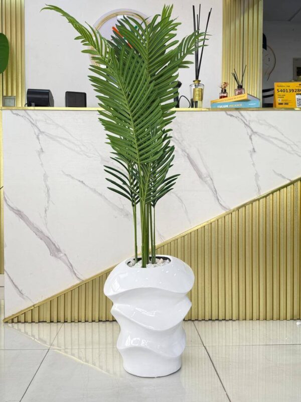 5.5FT PALM PLANT FLOOR VASE 001