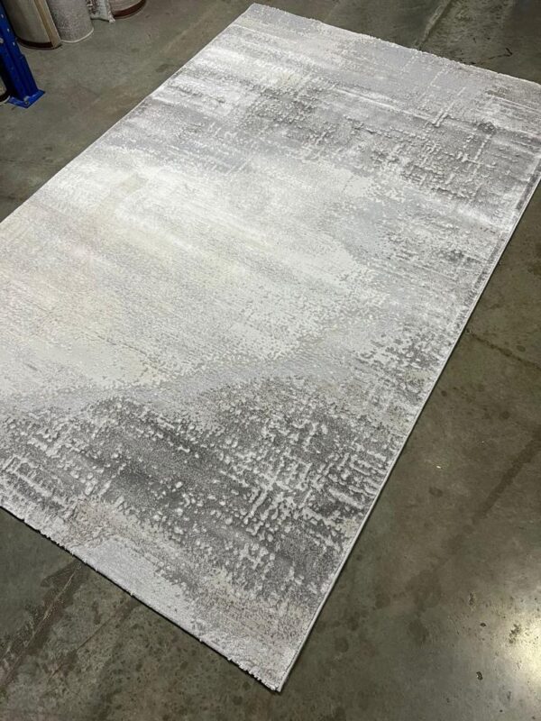 Textured Abstract Rug in Neutral Tones
